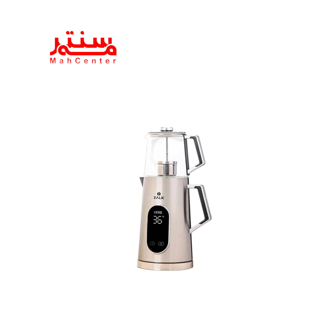 نمای کناری چای ساز زاک مدل zalk-vers