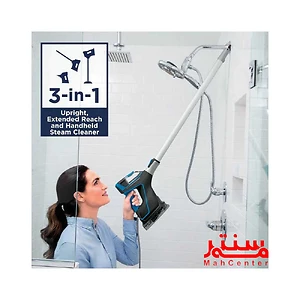 فردی در حال نظافت سرویس بهداشتی بخارشوی بیسل مدل 2781z