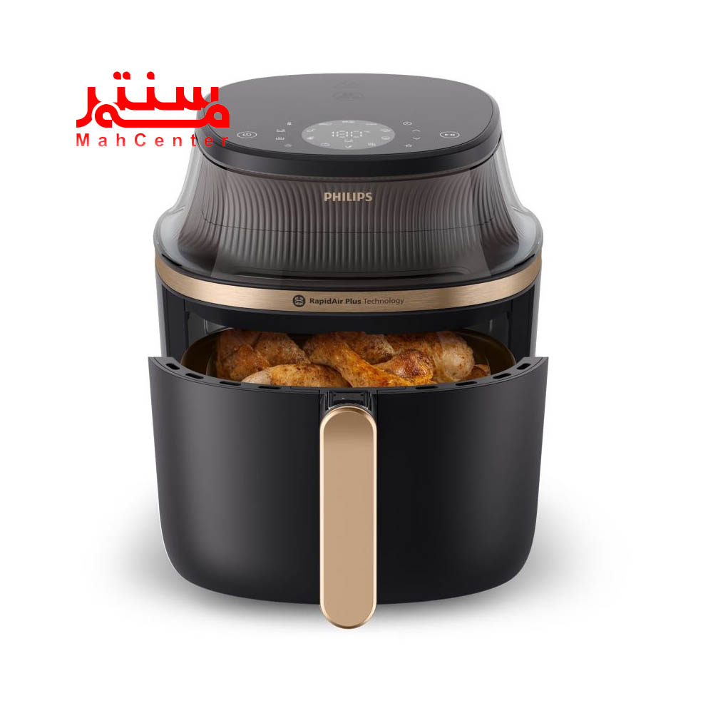 سرخ کن بدون روغن فیلیپس مدل na342 در حال پخت مرغ