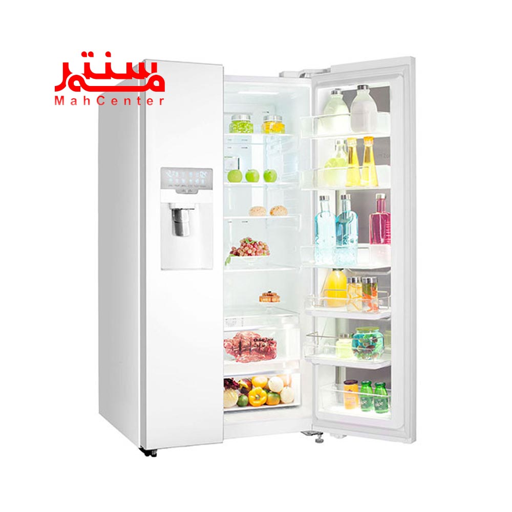 نمای کناری پر از مواد غذایی  ساید بای ساید 35 فوت اسنوا سری فرنیا مدل ars3dil300