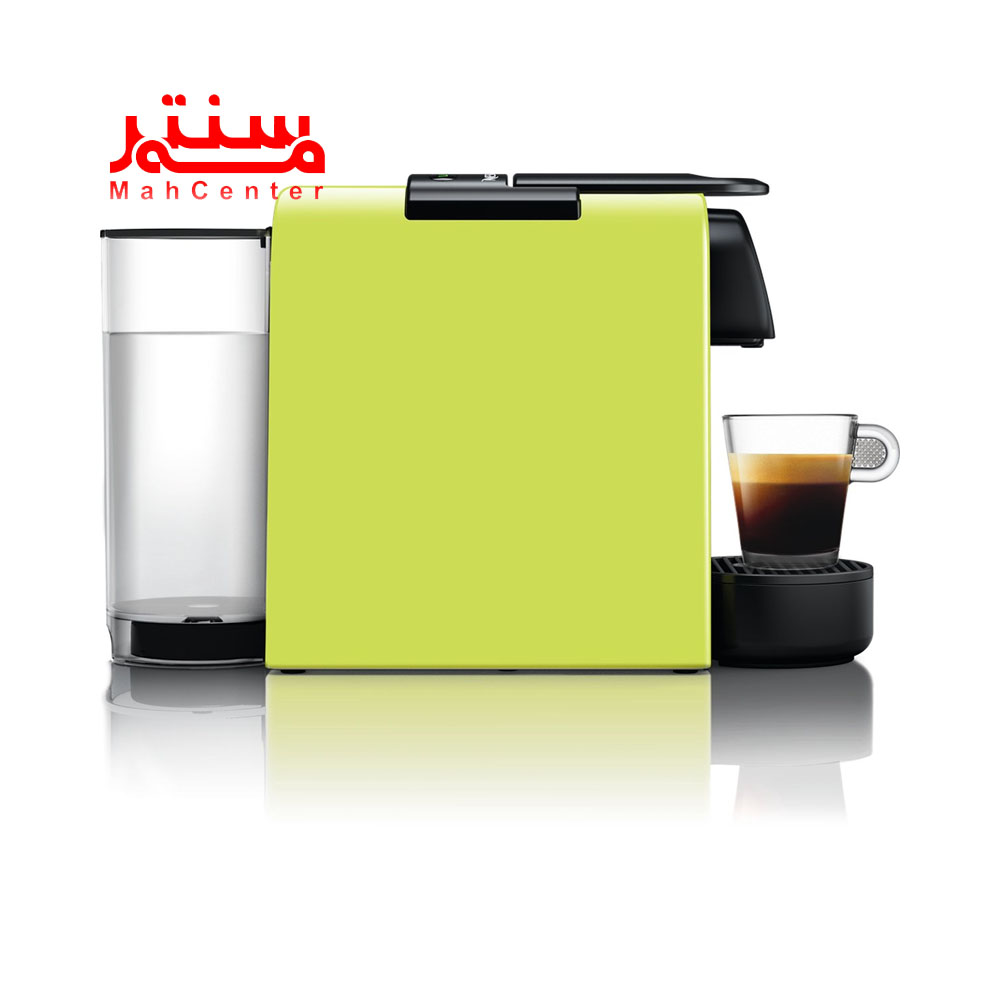 نمای کنار نسپرسوساز دلونگی مدل essenza mini سبز