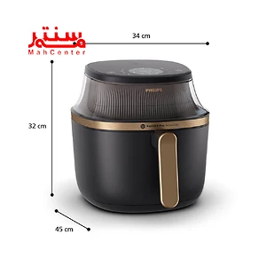 ابعاد سرخ کن بدون روغن فیلیپس مدل na342