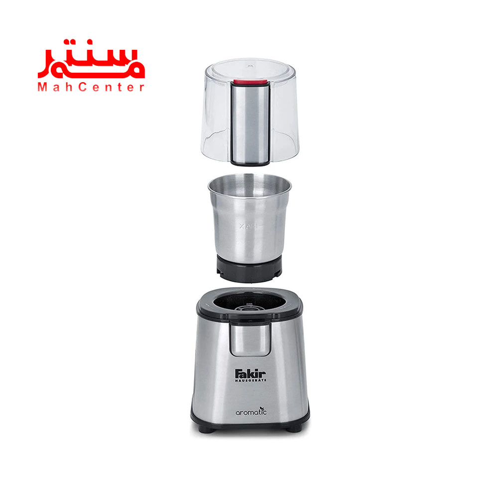 نمای روبه رویی و نمایش اجزای آسیاب فکر مدل aromatic