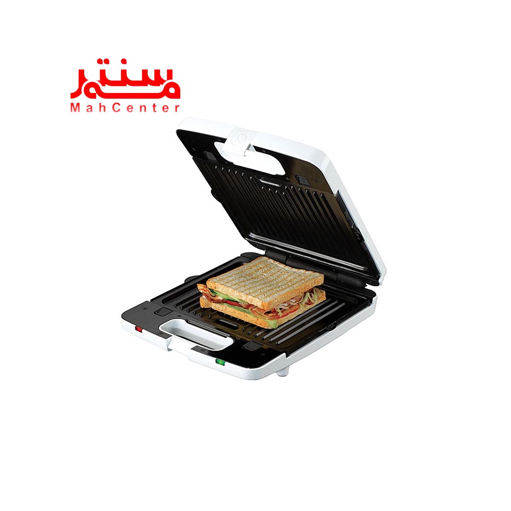 ساندویچ ساز کنوود مدل sm740در حال آماده سازی ساندویچ