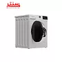 نمای کناری با درب باز ماشین لباسشویی 8 کیلویی پاکشوما مدل i8