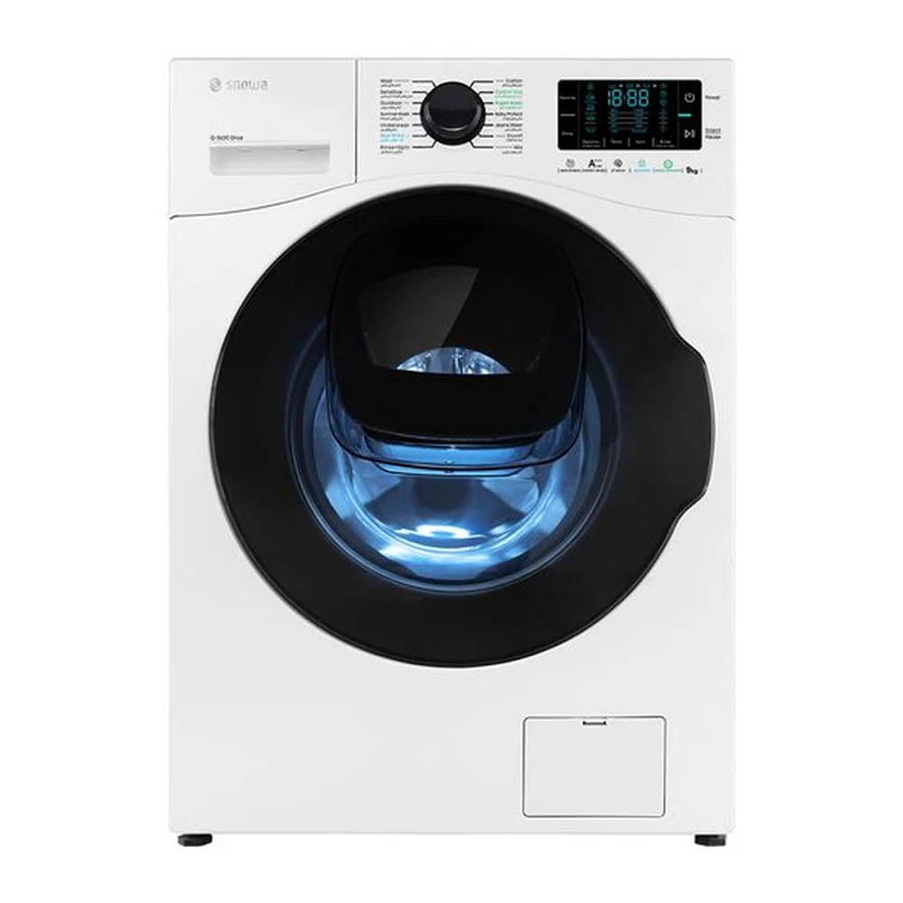 ماشین لباسشویی 9 کیلویی اسنوا مدل swmf92 سفید