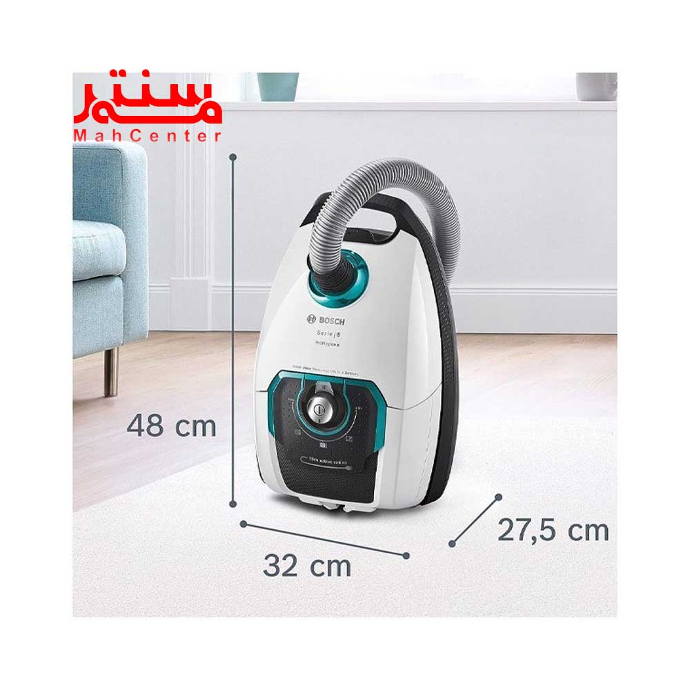 ابعاد جاروبرقی بوش مدل bgl8hyg2