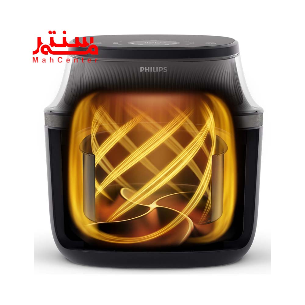 نمایش گردش هوا در سرخ کن بدون روغن فیلیپس مدل na342