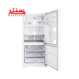 فضای داخلی یخچال فریزر پایین دوو مدل BMi31 سفید