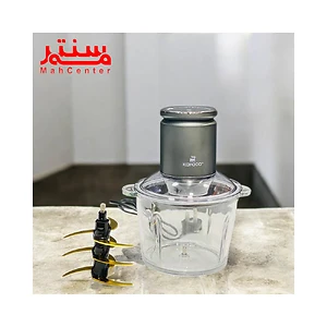 نمای روبه رویی و تیغه های فولادی خردکن کاراجا مدل mc2008