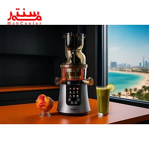آبمیوه گیری کورس مدل csj1786 و نوشیدنی آماده شده