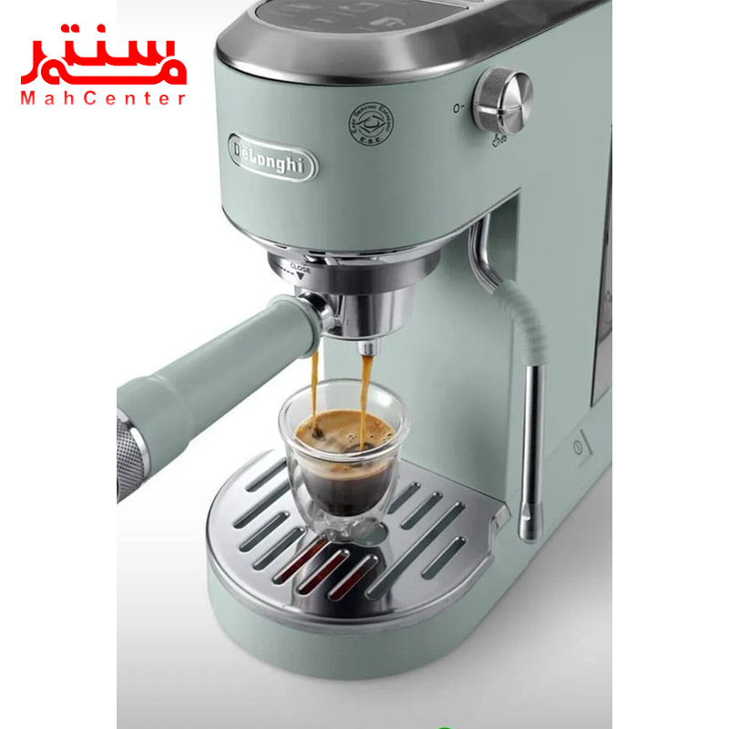 نمای سمت راست اسپرسوساز دلونگی مدل ec890 سبز