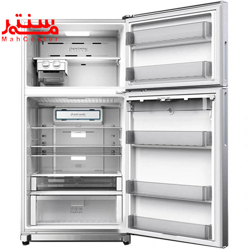 نمای داخل یخچال فریزر بالا دوو سری پرادا 28 فوت مدل tmi30mw