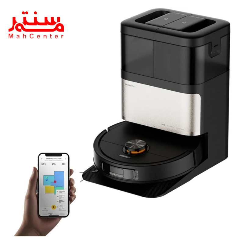 نمای کامل جارو رباتیک درما مدل x70 smart