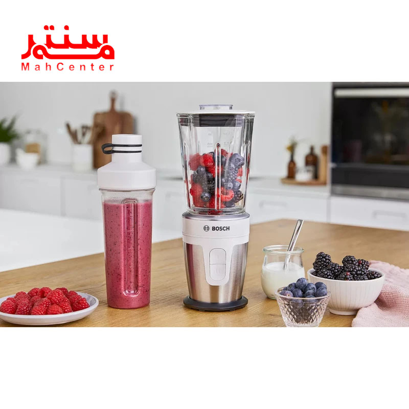 مخلوط کن بوش مدل mmbm7g2m روی میز آشپزخانه