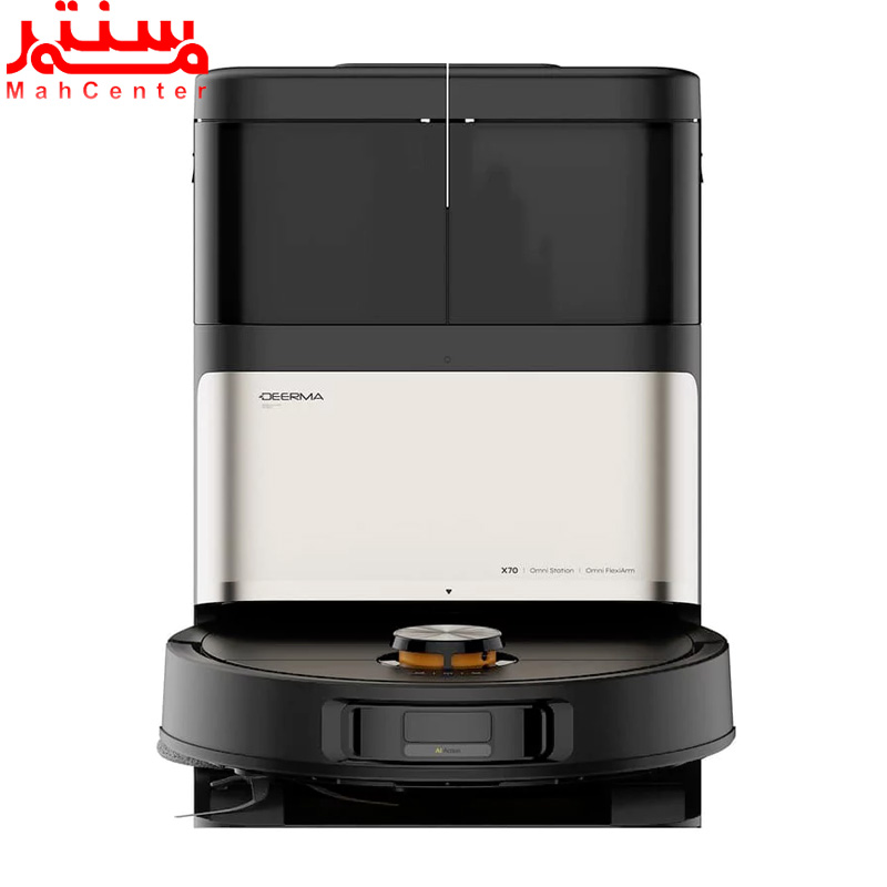 نمای رو به رویی جارو رباتیک درما مدل x70 smart