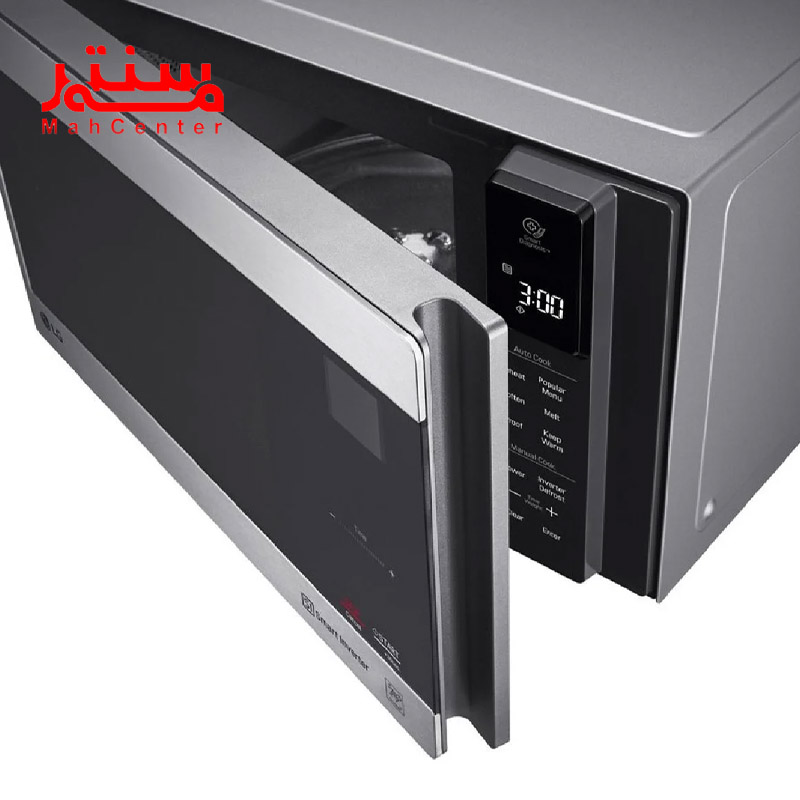 مایکروویو ال جی مدل mh8295 استیل نمای بالایی