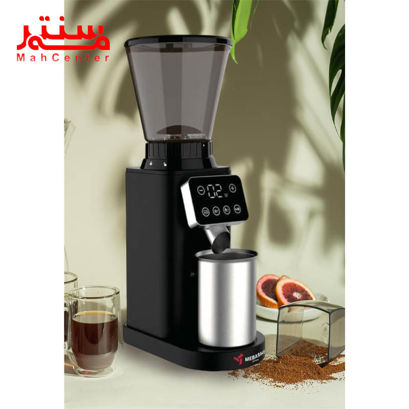 نمای چپ آسیاب قهوه مباشی مدل mecg2298