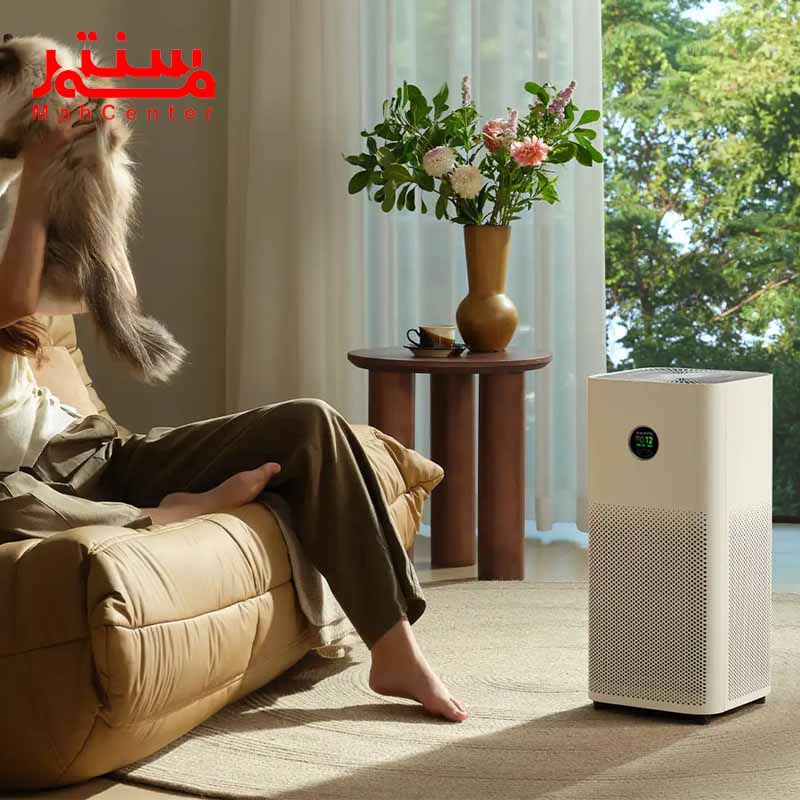 دستگاه تصفیه کننده هوا میجیا مدل smart air purifier6 در پذیرایی
