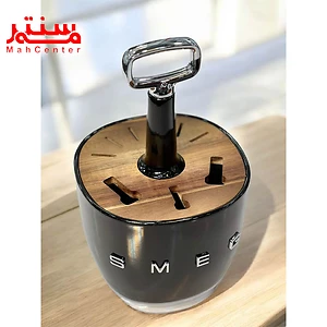 نمای بالایی استند قاشق و چنگال و چاقوی اسمگ مدل cutlery caddy مشکی