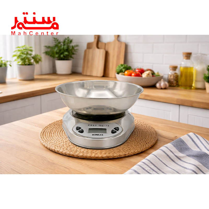 ترازو آشپزخانه کینلی مدل ek03 در آشپزخانه