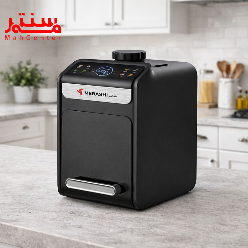 رنده برقی و سالادساز مباشی mesm1002 مشکی در آشپزخانه