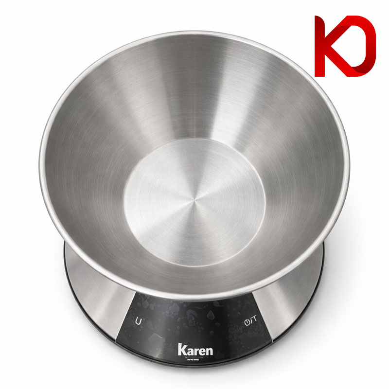 نمای بالایی ترازو آشپزخانه کارن کمری مدل ek4370