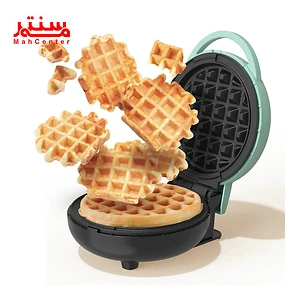 وافل ساز نوتریکوک مدل wm100 آبی با درب باز