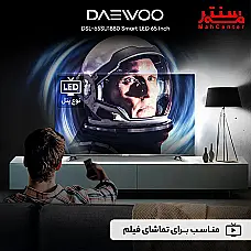 یک تلویزیون صفحه تخت را نشان می‌دهد که تصویری از یک گربه کوچک در میان گل‌های مروارید را نمایش می‌دهد. - دوم