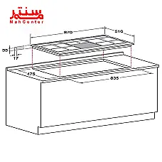گاز صفحه ای آریستون مدل phn-961-ts-ixha - دوم