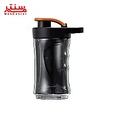 مجموعه‌ای از مخلوط‌کن چندکاره AEG همراه با ظروف مختلف و درپوش‌های کاربردی. - دوم