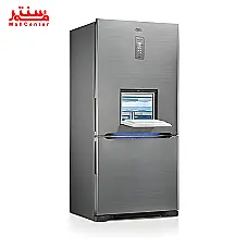یخچال فریزر پایین هوم بار هیمالیا مدل امگا پلاس HRFN605hb - استیل - دوم
