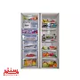 یخچال فریزر دوقلو دیپوینت مدل D4W به همراه مواد غذایی در یخچال