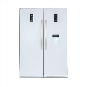 یخچال فریزر دوقلو هیمالیا مدل آیس پول NR440ip-HFZN337 - سفید چرم
