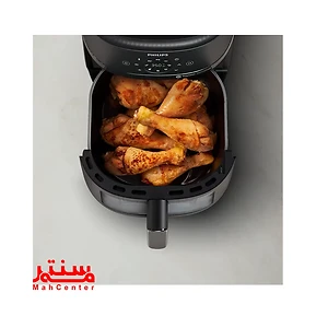 این دستگاه یک سرخ کن است که از فناوری هوای گرم برای پخت غذا استفاده می کند.