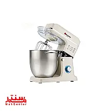 همزن کاسه‌ای برگامو مدل SM3592SDC با طراحی کرمی و کاسه استیل ضد زنگ. - دوم