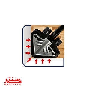 جاروبرقی عصایی تفال مدل UY5115 با طراحی مشکی و توان 750 وات، ایده‌آل برای نظافت سریع منزل.