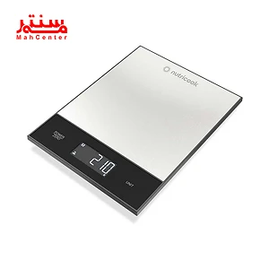 نمای سمت راست ترازو آشپزخانه نوتریکوک مدل ks205 استیل
