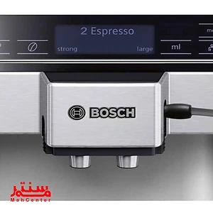 نمای نزدیک از پنل کنترل اسپرسوساز بوش TIS65621