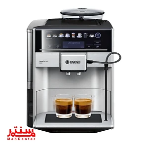 طراحی شیک استیل مشکی اسپرسوساز بوش Vero Barista 600