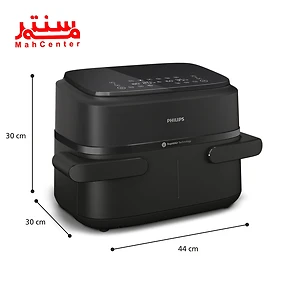 ابعاد و اندازه سرخ کن دوقلو بدون روغن فیلیپس مدل NA150