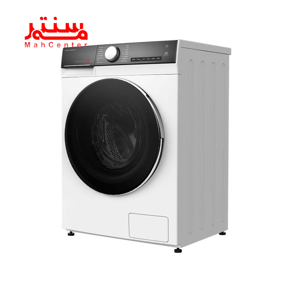 نمای کناری از ماشین لباسشویی پاکشوما مدل l8-w