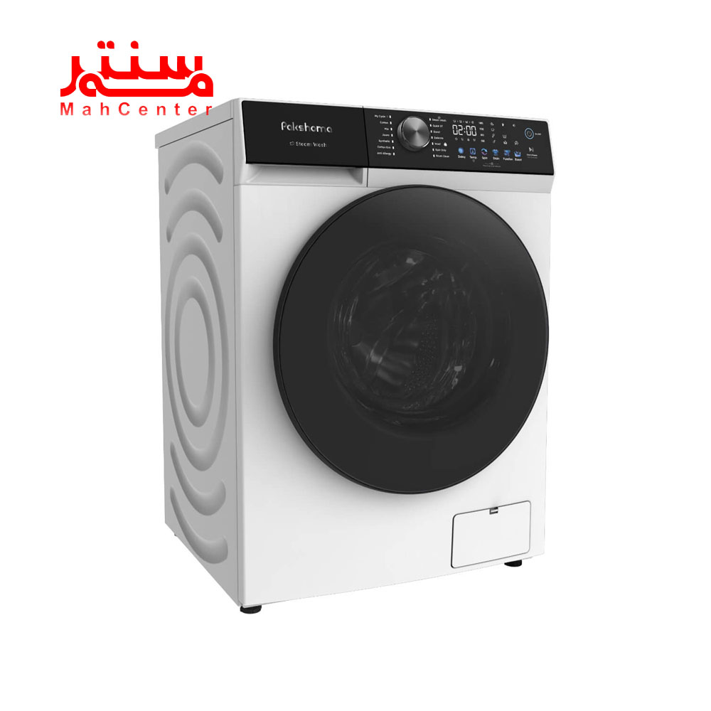 نمای کناری ماشین لباسشویی پاکشوما مد s8-w
