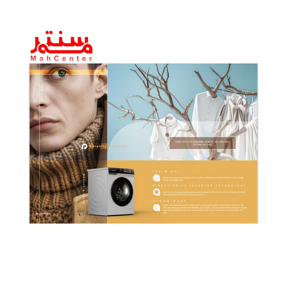 ماشین لباسشویی پاکشوما مدل x106-w