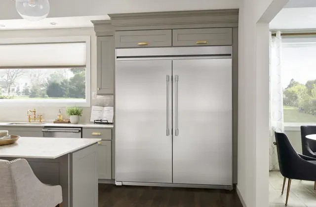 Twin fridge freezer